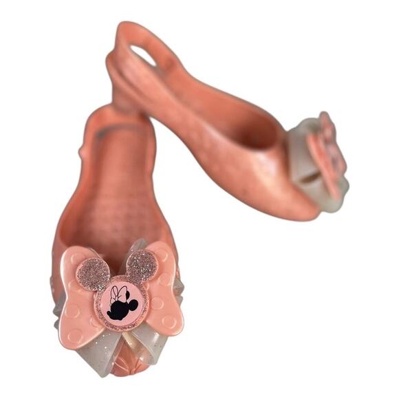 Disney Little Girls Minnie Mouse Pink Plastic Dress Up Pretend Play Heels - Picture 3 of 10